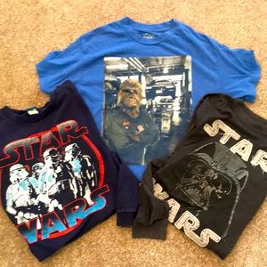 Star Wars 3 T-shirts Size L
